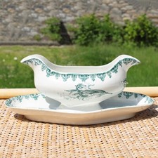 Ancienne saucière faïence d'occasion  Cerisy-la-Salle