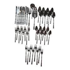 Conjunto de 8 talheres de aço inoxidável extra padrão BAMBOO vintage MCM comprar usado  Enviando para Brazil