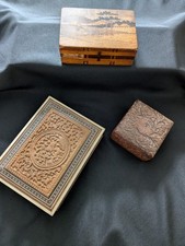 Wooden carved trinket for sale  MIDDLESBROUGH