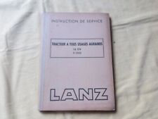 Tracteur lanz instructions d'occasion  Saint-Laurent-de-la-Cabrerisse