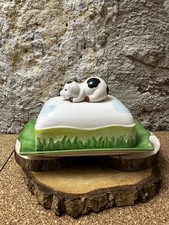 Beurrier vache porcelaine d'occasion  Laon