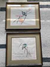 Japanese watercolor bird for sale  New York