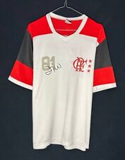 Camiseta Do Flamengo ZICO brasileira retrô vintage bordada placa autografada, usado comprar usado  Enviando para Brazil