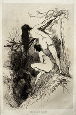 Usado, Filles Fleurs GRAVURE Eau Forte CAMILLE VAN CAMP Erotique CURIOSA Erotica XIX° comprar usado Usado, Filles Fleurs GRAVURE Eau Forte CAMILLE VAN CAMP Erotique CURIOSA Erotica XIX° comprar usado  Enviando para Brazil