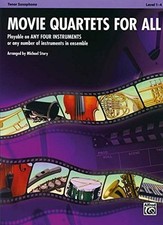 MOVIE QUARTETS FOR ALL: TENOR SAXOPHONE (INSTRUMENTAL By Michael Story EXCELLENT comprar usado  Enviando para Brazil