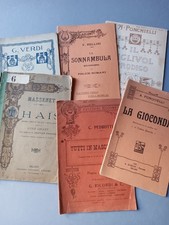 Lotto sei libretti usato  Prato