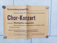 Plakat chor konzert gebraucht kaufen  Braunschweig