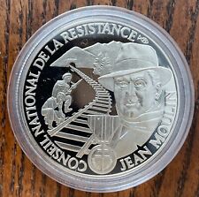 France, Médaille, Jean Moulin, résistance, collection débarquement, neuve. comprar usado  Enviando para Brazil