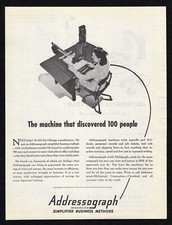 1944 addressograph machine for sale  Brunswick