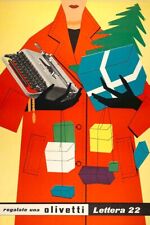 Olivetti poster manifesto usato  Cagliari