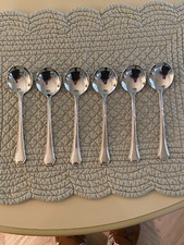 Usado, Conjunto de 6 colheres de sopa creme redondas de aço inoxidável 6" DJ Coreia comprar usado  Enviando para Brazil