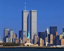 Twin towers portrait for sale  USA