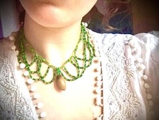 Collana artigianale filo usato  Caravate