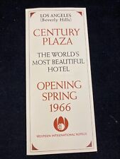 1966 century plaza for sale  Los Angeles