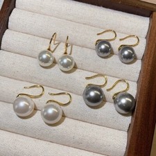 Elegantes Brincos de Pérola com Concha Minimalista Ganchos de Orelha Femininos Joias Boho Chiques comprar usado  Enviando para Brazil