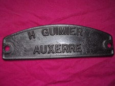 Plaque fonte guimier d'occasion  Cosne-Cours-sur-Loire
