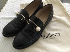 Mulberry navy shoes for sale  GRAVESEND