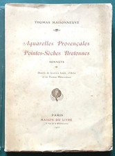 Maisonneuve aquarelles proven� d'occasion  Martigues