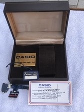 SCATOLA PORTA OROLOGIO CASIO COMPUTER WATCH+TAG+GARANZIA VERY RARE Box CASIO comprar usado  Enviando para Brazil