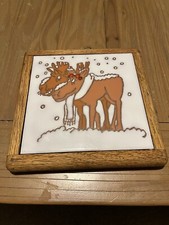 Christmas moose vintage for sale  BRISTOL