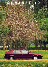 Catalogue brochure Renault 19 05/1995 Belgique en français comprar usado Catalogue brochure Renault 19 05/1995 Belgique en français comprar usado  Enviando para Brazil