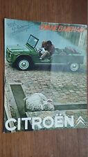 Rare brochure citroen d'occasion  Vertus