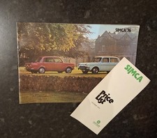 Simca range 1976 for sale  MAIDSTONE