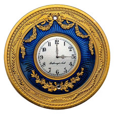 2022 Niue $1 RELÓGIO DE MESA AZUL FABERGÉ 1 Oz prata à prova - ESTADO PERFEITO NOVO EMBRULHADO! comprar usado  Enviando para Brazil