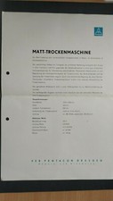 Prospekt matt trockenmaschine gebraucht kaufen  Borsdorf