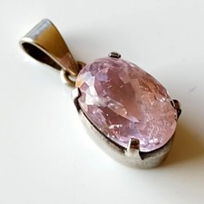 Pendentif améthyste argent d'occasion  Digne-les-Bains