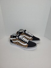 Vans Old Skool Low Leopard Print Skate Sneakersy Buty Unisex Męskie 7 Wm's 8,5, używany na sprzedaż  Wysyłka do Poland