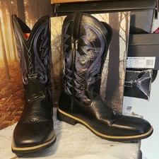 Mens black cowboy for sale  LEAMINGTON SPA