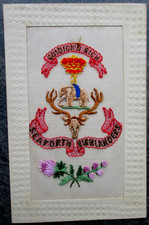 Ww1 embroidered silk for sale  CREDITON