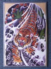 Tiger water tattoo for sale  Theodore