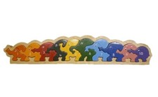 Puzzle holzpuzzle elefanten gebraucht kaufen  Görlitz