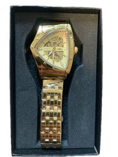 Relógio de pulso mecânico Winner Fashion triângulo impermeável dourado com tamanho comprar usado  Enviando para Brazil