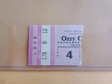 Ozzy osbourne ticket for sale  Flint