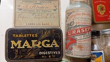 Ancien flacons pharmacie d'occasion  Ardres