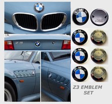 Usado, BMW Z3 conjunto de emblema traseiro, dianteiro e para-lama 3 x 78 mm + 1 x 82 mm – conjunto de 4 comprar usado  Enviando para Brazil