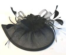 Black fascinator feather for sale  Shipping to Ireland