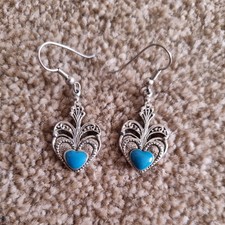 Vintage silver earrings for sale  REDHILL