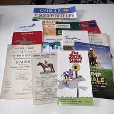 Bundle horseracing racecards for sale  ASHFORD