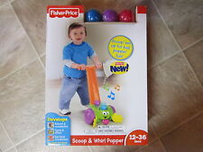 Usado, Fisher Price Scoop & Whirl Popper Baby brinquedo de caminhada infantil empurrar bola NOVO equilíbrio comprar usado  Enviando para Brazil