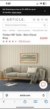 Article timber sofa for sale  New York
