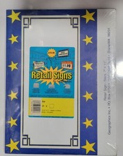 Retail signs sheet for sale  LONDON