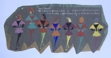 Dessin gouache maquette d'occasion  Paris II