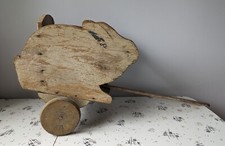 Carrinho de brinquedo antigo de pinho coelho coelho pinho Páscoa comprar usado  Enviando para Brazil