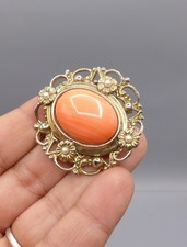 Broche agatha cabochon d'occasion  Saint-Chef