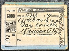 Vintage 1891 wabash for sale  Golden