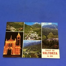 Saluti valtorta cartolina usato  Bari